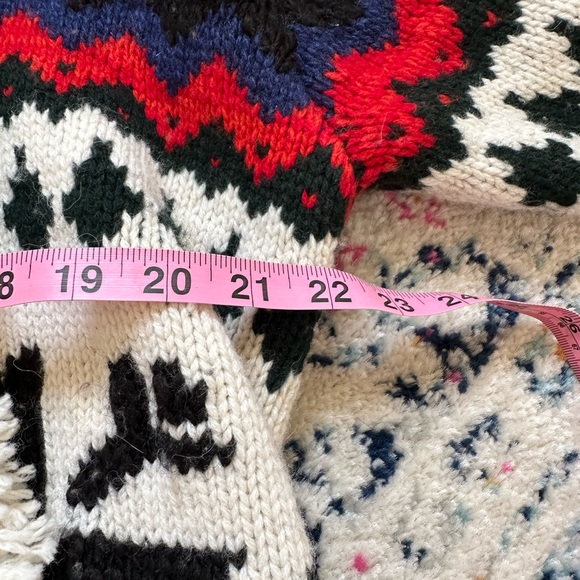 Polo by Ralph Lauren Black and Cream Fair Isle Cardigan - Picture 8 of 16